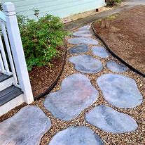 Image result for How to Make Landscape Pebbles with Cement