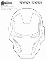 Image result for Free Printable Iron Man Mask