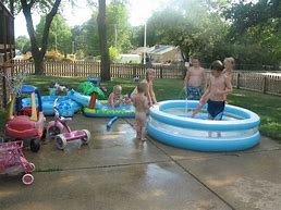Image result for Back Yard Swimming Pool Fun for Adults