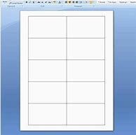 Image result for Blank Business Card Template Word
