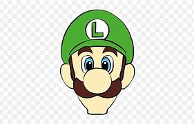 Image result for Super Mario Luigi Head