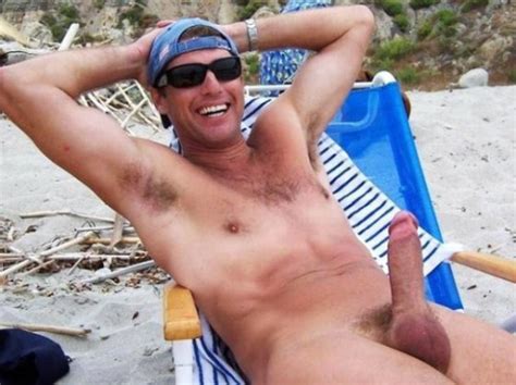 Nude Men Sunbathing