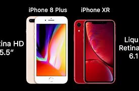 Image result for iPhone XR 128GB vs iPhone 8Plus