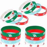 Image result for Christmas Silicone Bracelets