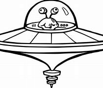 Image result for Flying Saucer Coloring Page