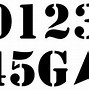 Image result for Cut Out Number Stencils