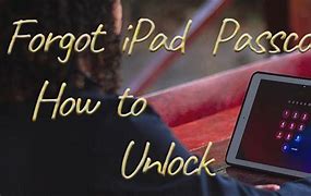 Image result for forget pin lock screen ipad