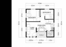 Image result for 6 X 6 Square Meter House