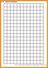 Image result for One Inch Square Grid Printable