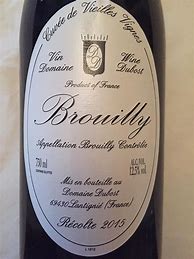 Image result for Dubost Brouilly Cuvee Vieilles Vignes