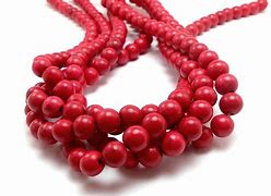 Image result for Red Howlite Beads