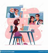 Image result for Group Video Call Cartoon