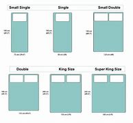 Image result for Small Double Bed Size