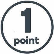 Image result for 1 Point Symbol PNG