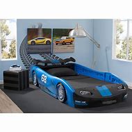 Image result for Blue Race Car Bed