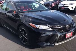 Image result for 2018 Toyota Camry XSE V6 Nightshade Red and Black