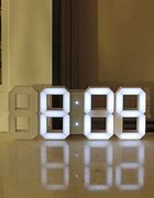 Image result for White Digital Clock Large