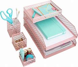 Image result for Glass Computer Desk Tray Pink