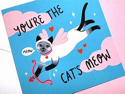 Image result for Cat Meow Valentine Meme