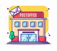 Image result for Cartoon of a Post Office