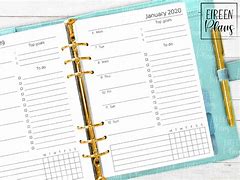 Image result for Free Printable Planner Inserts