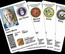 Image result for Military ID Card Back