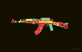 Image result for AK-47 Dark Aesthetic Wallpaper