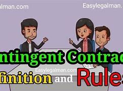 Image result for Contingent Contract Cartoon