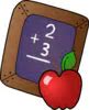 Image result for Teacher Apple Clip Art