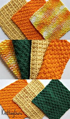 6 Ecofriendly Knit Dishcloth Patterns Tutorials  E-book PDF  | Etsy | Dishcloth knitting patterns, Knit dishcloth, Dishcloth pattern