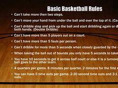 Image result for Basic Basketball Rules