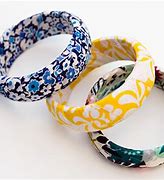 Image result for DIY Fabric Wrapped Bangle Bracelets