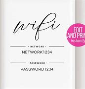 Image result for Wifi Password Example