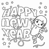 Image result for Vintage Happy New Year Girl