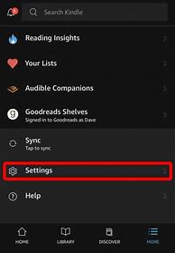 Image result for Kindle Settings My Device