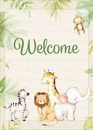 Image result for Safari Baby Shower Welcome Sign