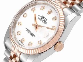 Image result for Rolex Datejust Rose Gold and Steel