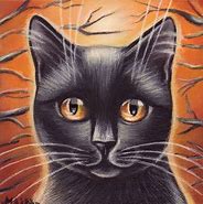 Image result for Acrylic Painting Black Cat