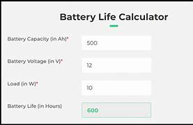 Image result for Battery Life