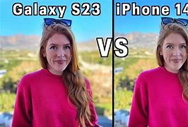 Image result for Galaxy S23 Pictures Compared to iPhone 14 Pro