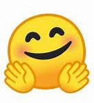 Image result for Happy Face Hug Emoji