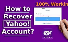 Image result for Recover Yahoo! Email Account Password