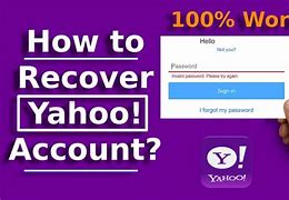Image result for Reset Yahoo! Email Password