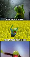 Image result for Kermit Tea School Work Meme