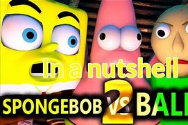 Image result for Baldi vs Spongebob