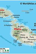 Image result for Mappa Malta Jpg