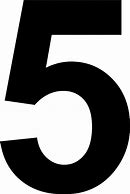Image result for Number 5 Pale Free