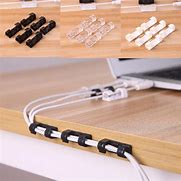 Image result for Desk Cable Clips