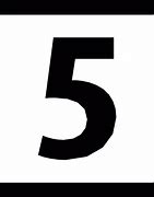 Image result for Number 5 SVG