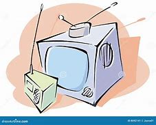 Image result for TV and Radio On a Table